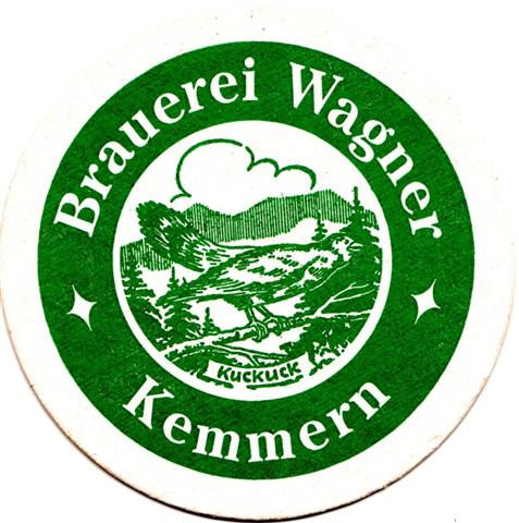 kemmern ba-by wagner rund 1fbg 2a (215-brauerei wagner-grn)